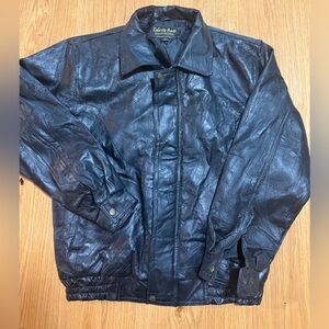 Roberto Arnll Men's Black Leather Jacket